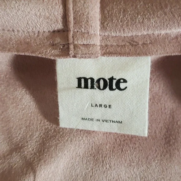 Mote pink faux suede jacket - Picture 6 of 6